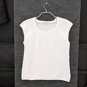 Sleeveless Mesh Sweater